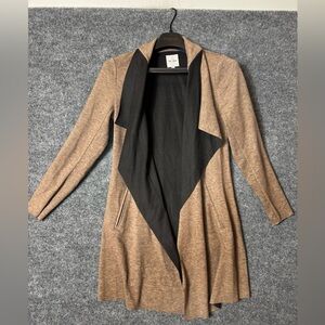 Nic + Zoe Stretch Ponte Knit Lounge Around Draped Front Jacket -Size Small, NWOT